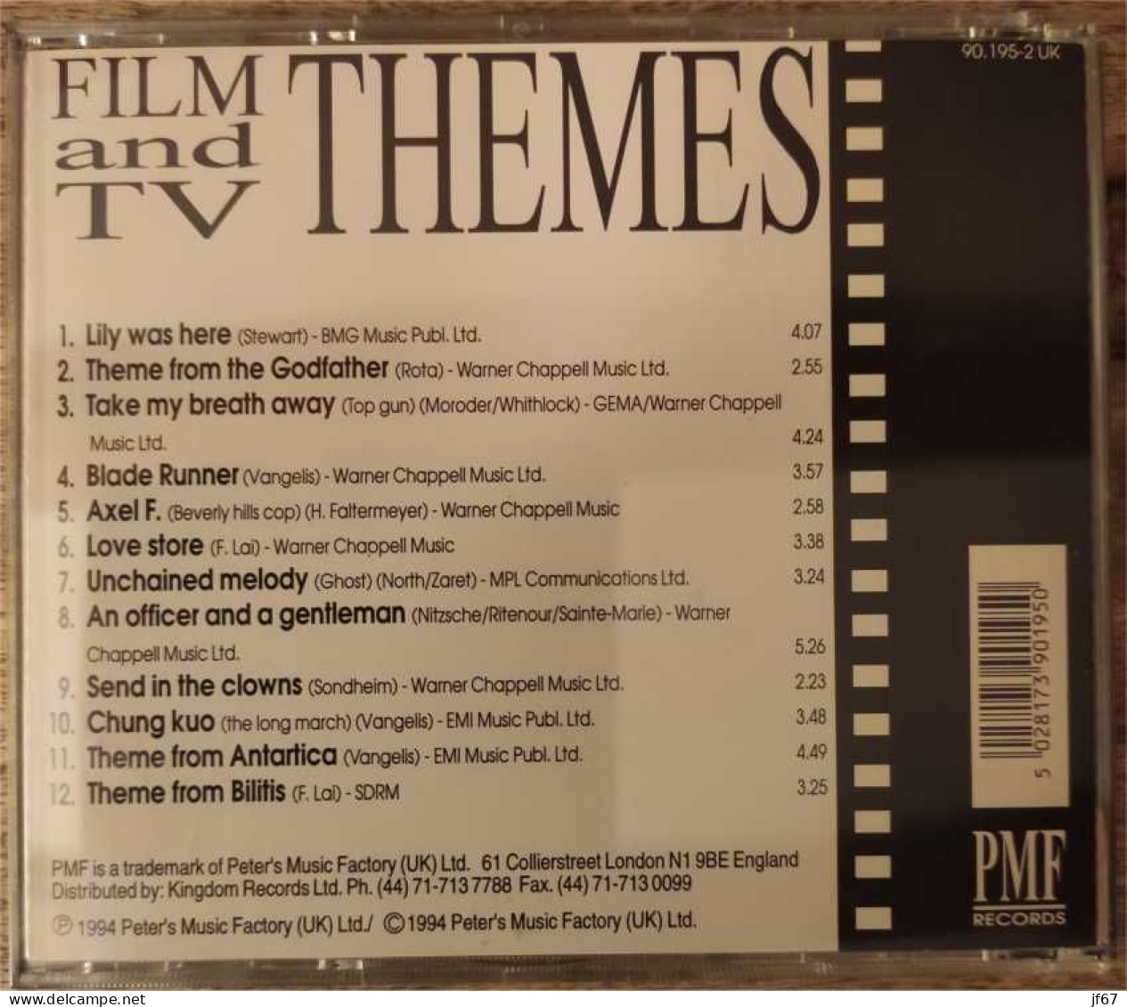 Film And TV Themes Vol. 2 (CD) - Música De Peliculas