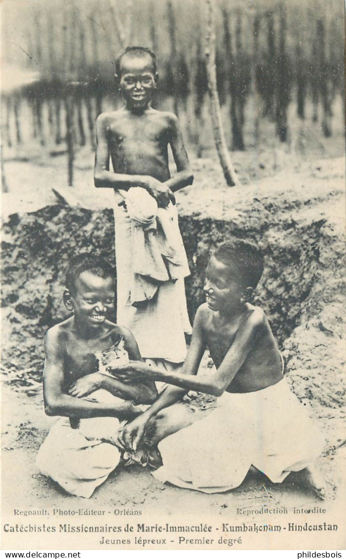 CATECHISTES Missionnaires Marie Immaculée  Kumbakonam - Hindoustan ( Jeunes Lépreux ) - Missioni