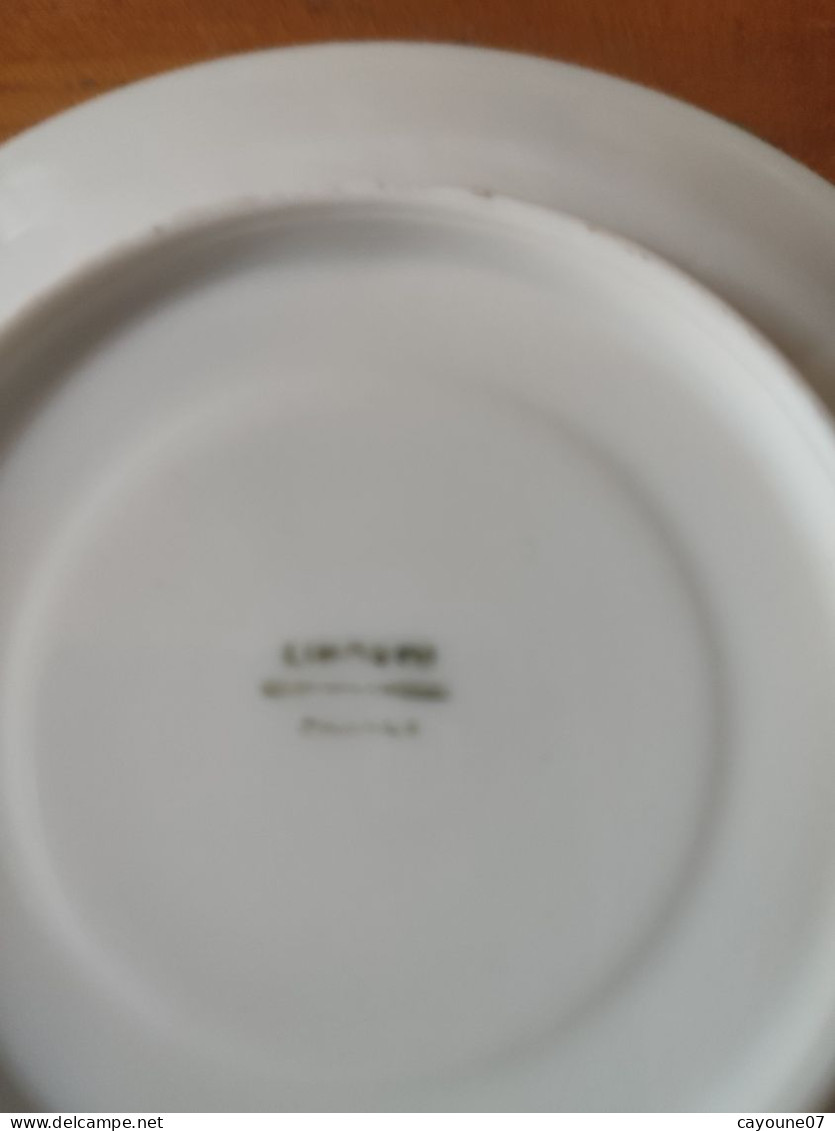 André Giraud & Cie service six tasses et sous-tasse à thé porcelaine de Limoges