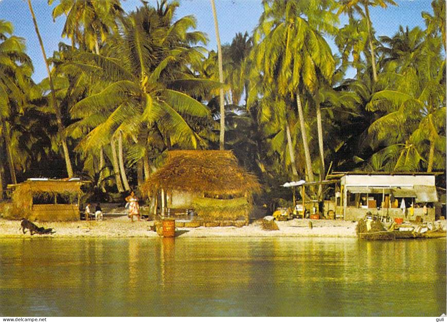 Polynésie Française  RANGIROA Habitation Classique Des Atolls ( Erwin Christian Tahiti 191) * PRIX FIXE - Polynésie Française