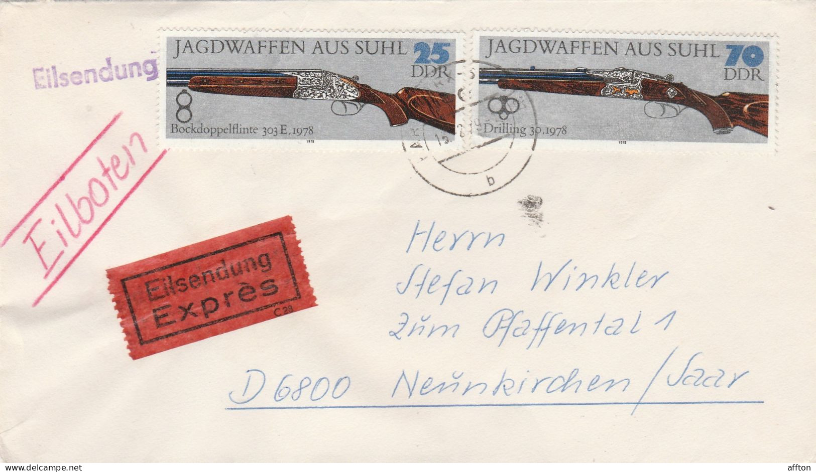 DDR Old Cover Mailed - Lettres & Documents