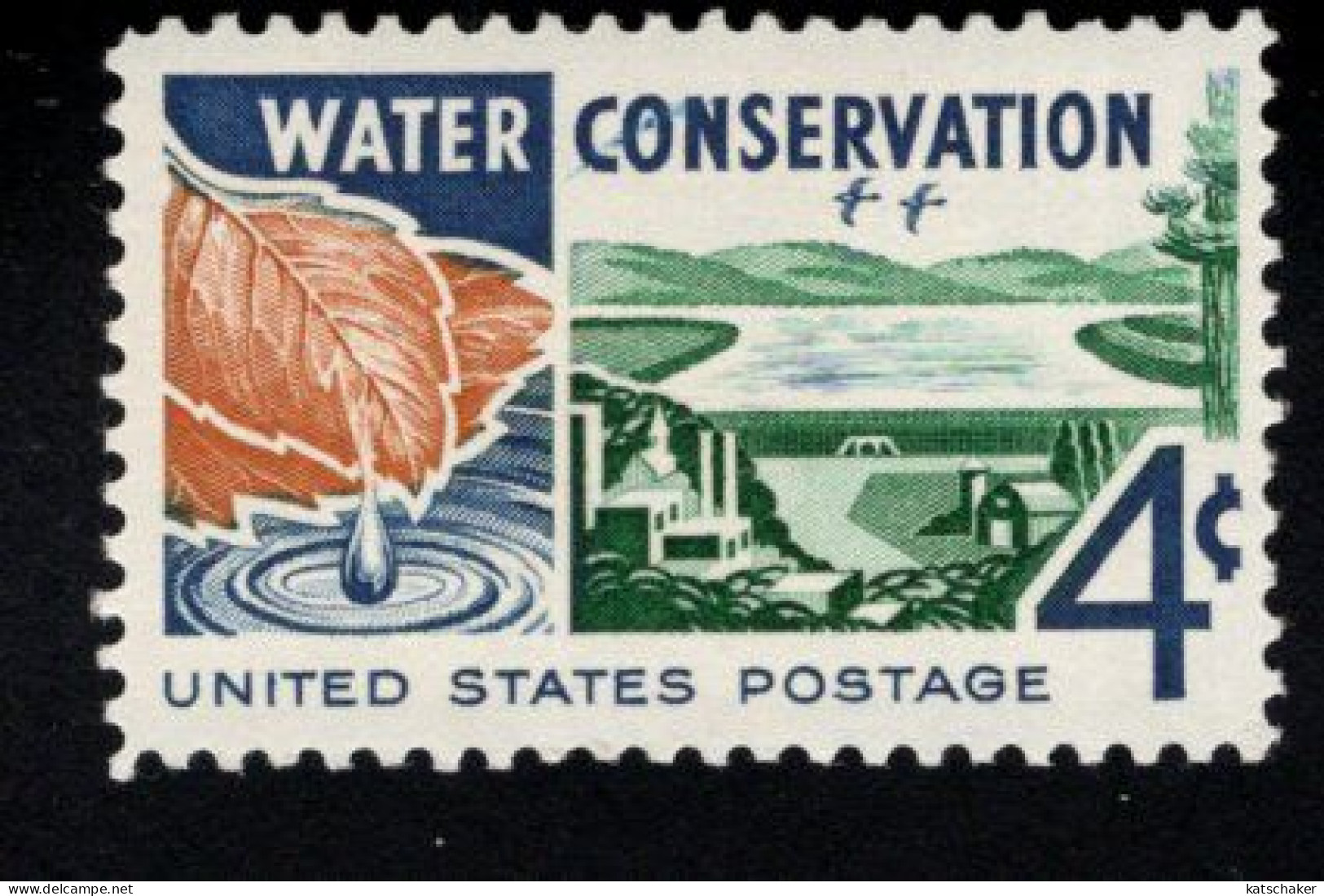 202746239 1960 SCOTT 1150 (XX) POSTFRIS MINT NEVER HINGED  - WATER CONSERVATION - Unused Stamps