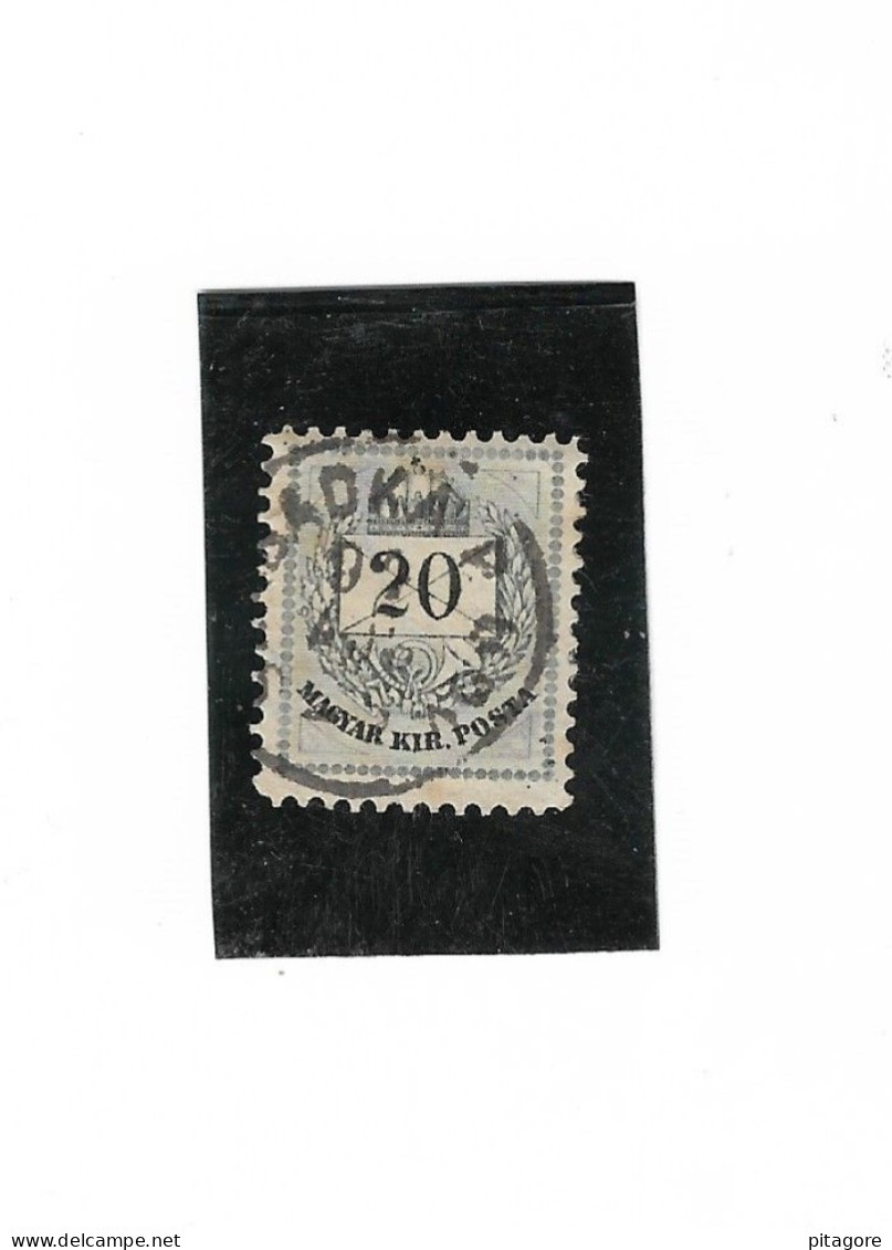 Timbre De Hongrie, N: 22(E) Dentelé 12 ,année -1881 - Gebruikt