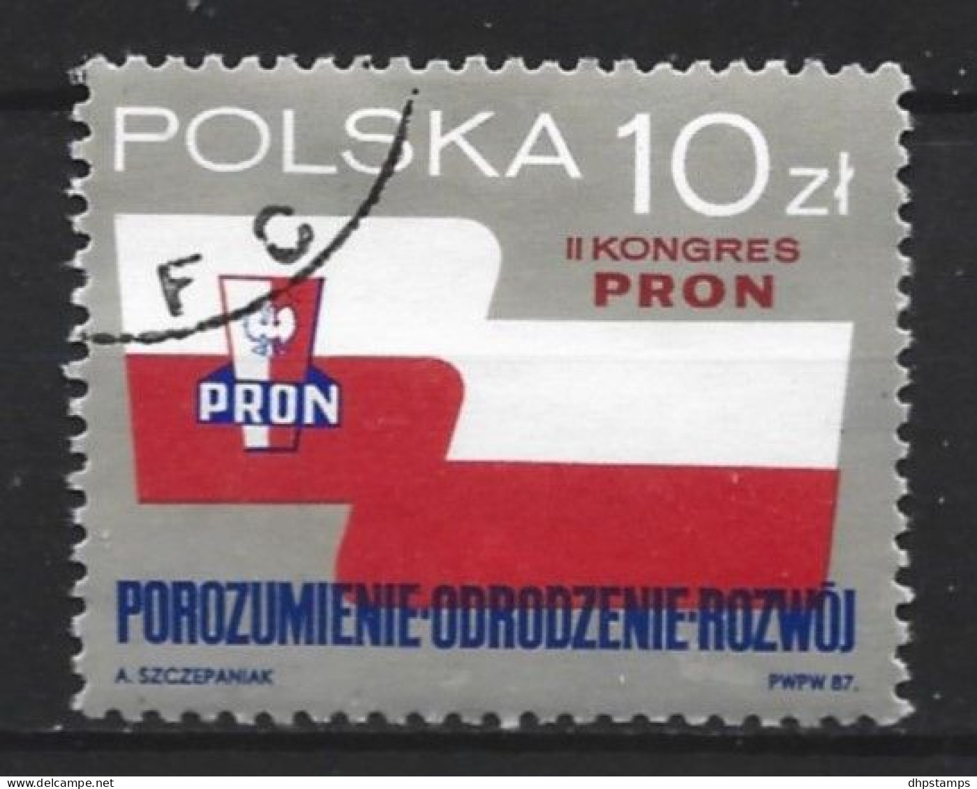 Polen 1987 Emblem P.R.N.O. Y.T. 2901 (0) - Gebruikt