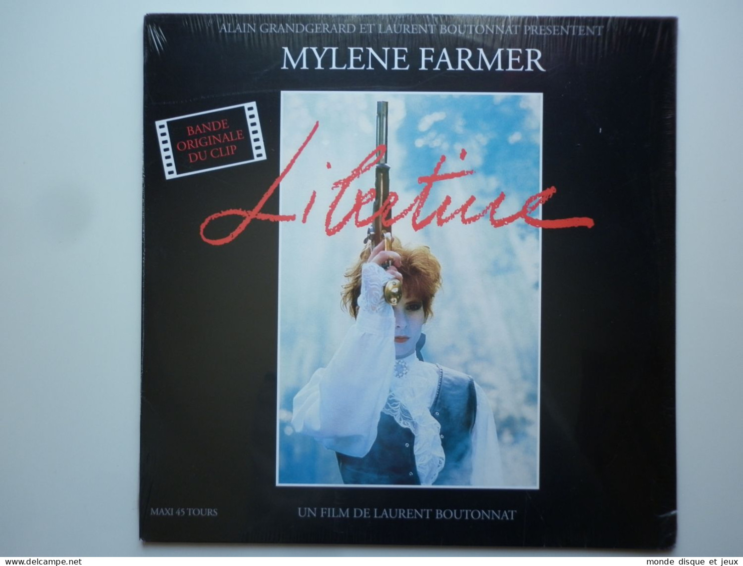 Mylene Farmer Maxi 45Tours Vinyle Libertine Bande Original Du Clip Exclusivité Couleur Rouge - 45 Rpm - Maxi-Single
