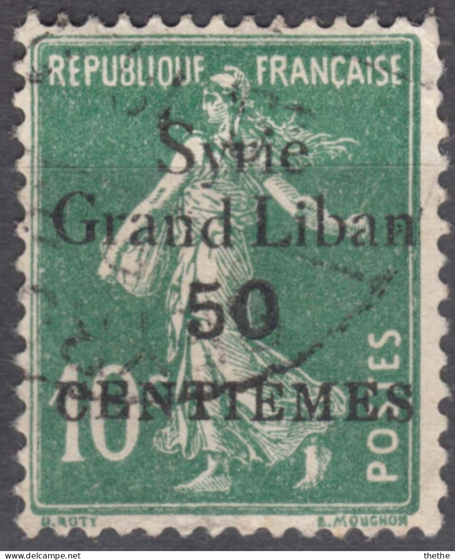 SYRIE - Mandat Français - Timbre De France De 1900-21 Surchargé - Siria