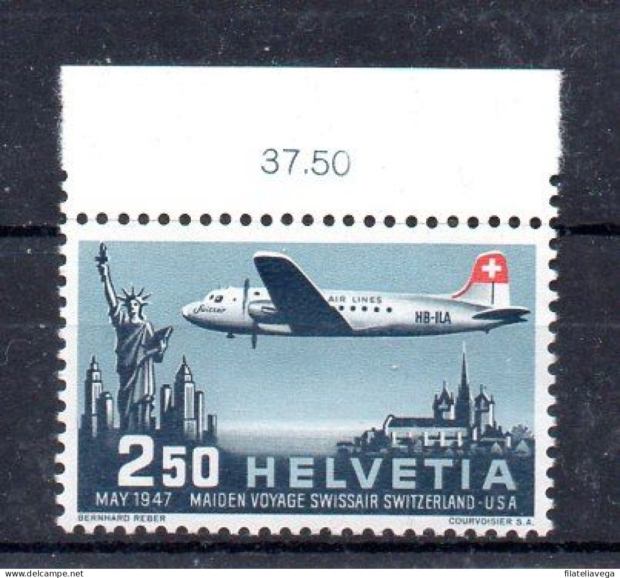 Suiza Series Aéreo Nº Yvert 41 ** - Neufs