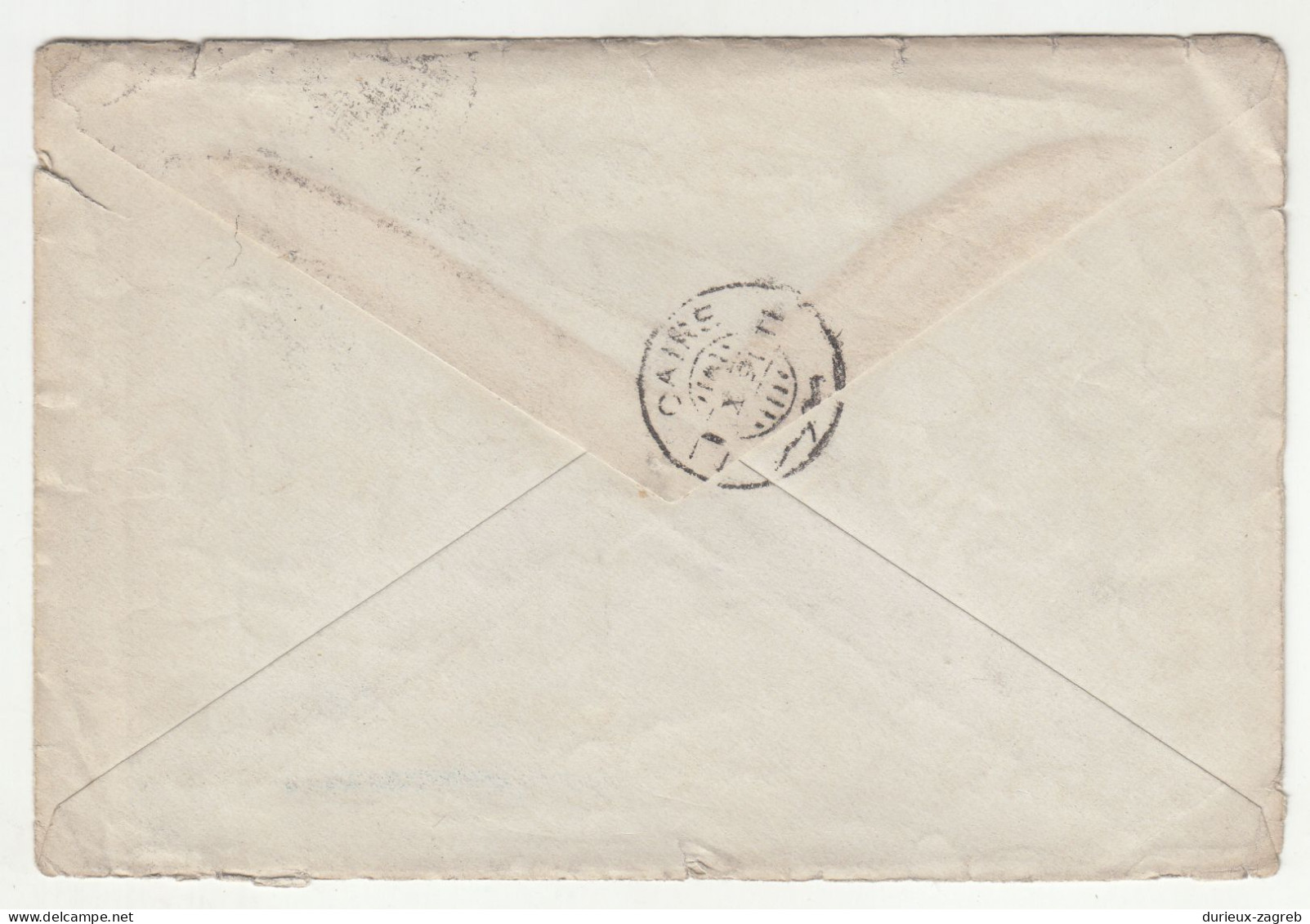 Egypt Old Postal Stationery Letter Cover Posted 189? Alexandrie To Cairo B240401 - 1866-1914 Khedivato Di Egitto