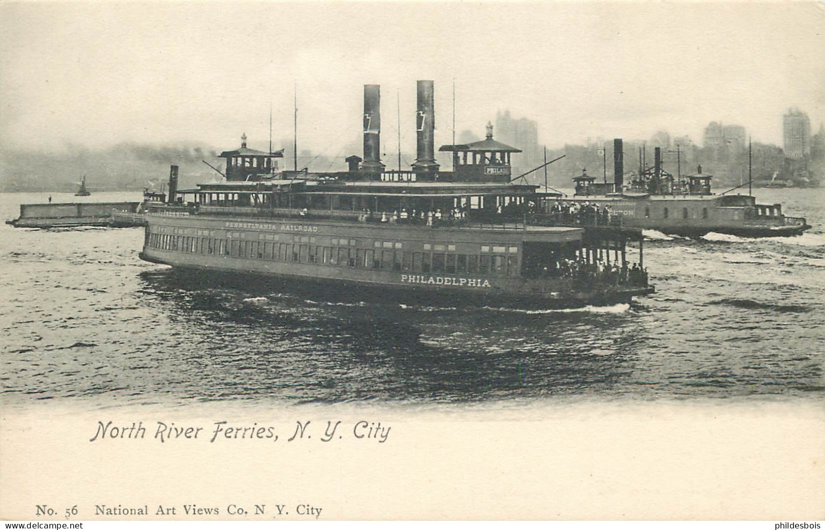 ETATS UNIS  NEW YORK  North River Ferries - Transports