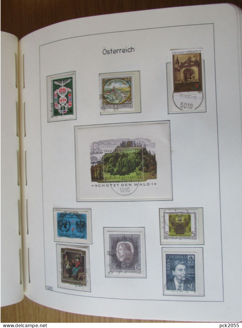 Österreich Sammlung O Gestempelt Im LT-Album Ohne Falz 1981 - 2003 Ansehen ( Album 2 ) - Used Stamps