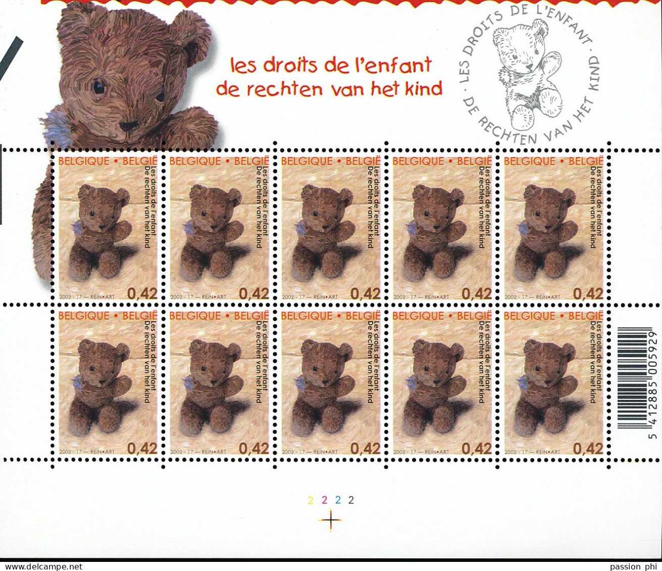 BELGIUM BELGIQUE COB F3096 MNH POSTFRIS SANS CHARNIERE - 2001-2010