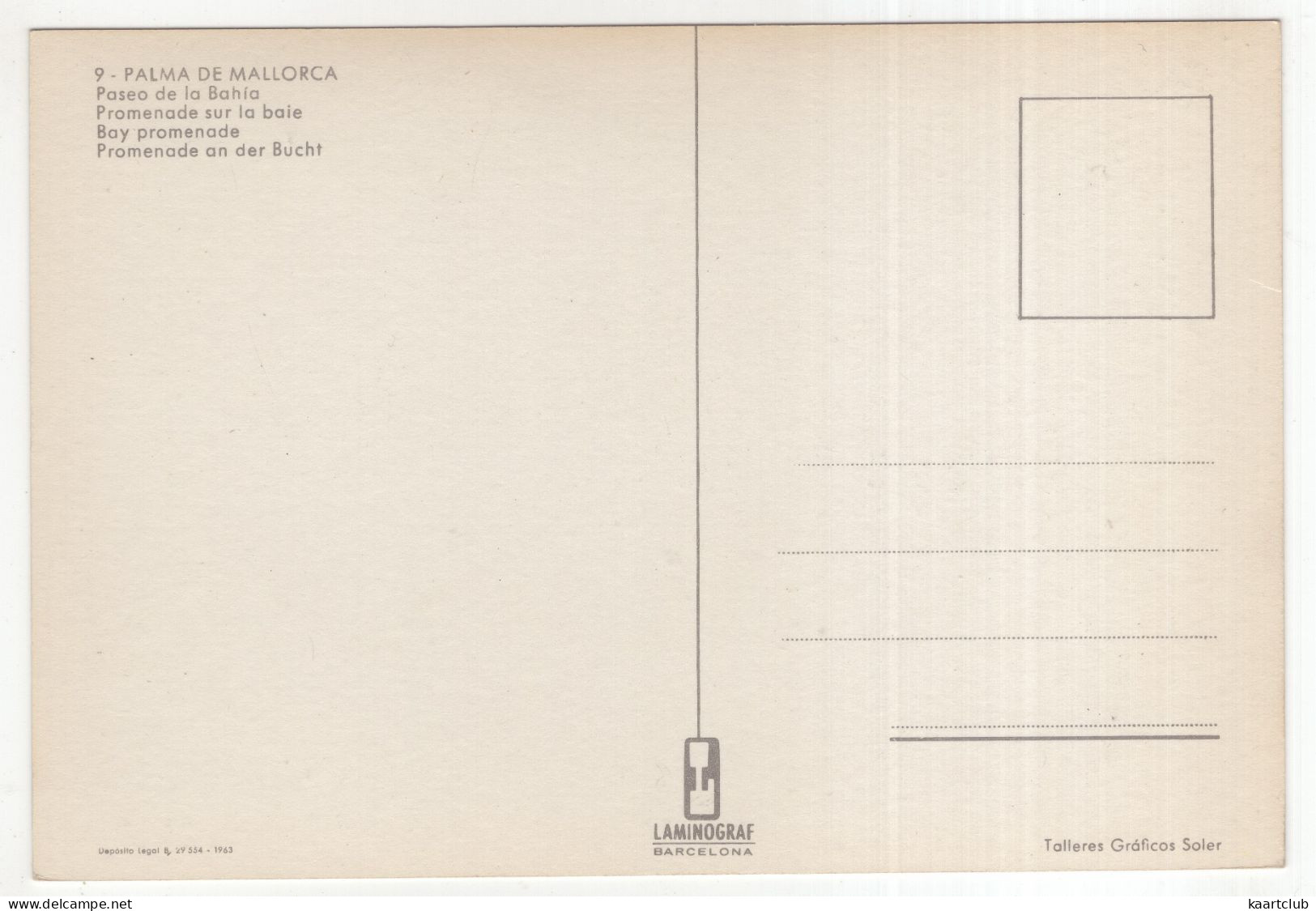 9 - Palma De Mallorca - Paseo De La Bahia - (Baleares, Espana/Spain) - Palma De Mallorca