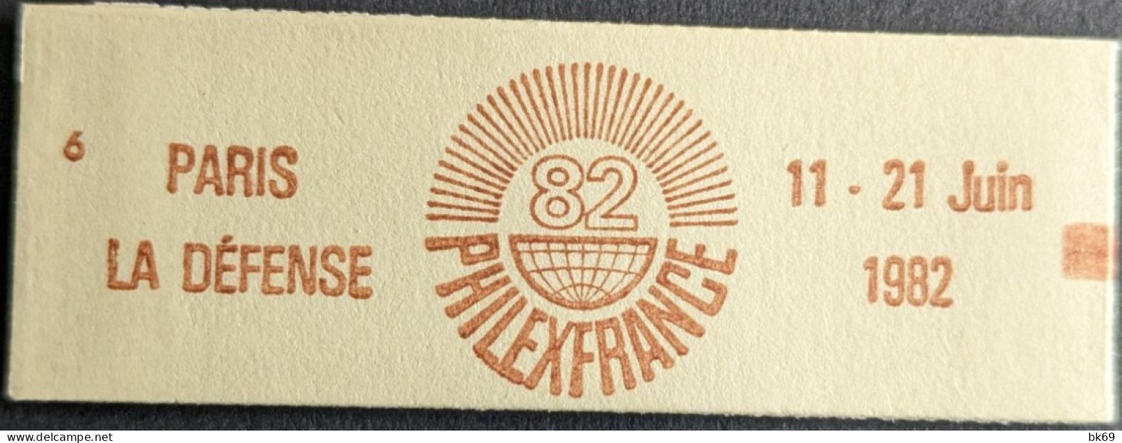 2102 C5 Conf. 6 Daté 4/ 31.7.80 Carnet Fermé Sabine 1.40F Rouge - Moderne : 1959-...