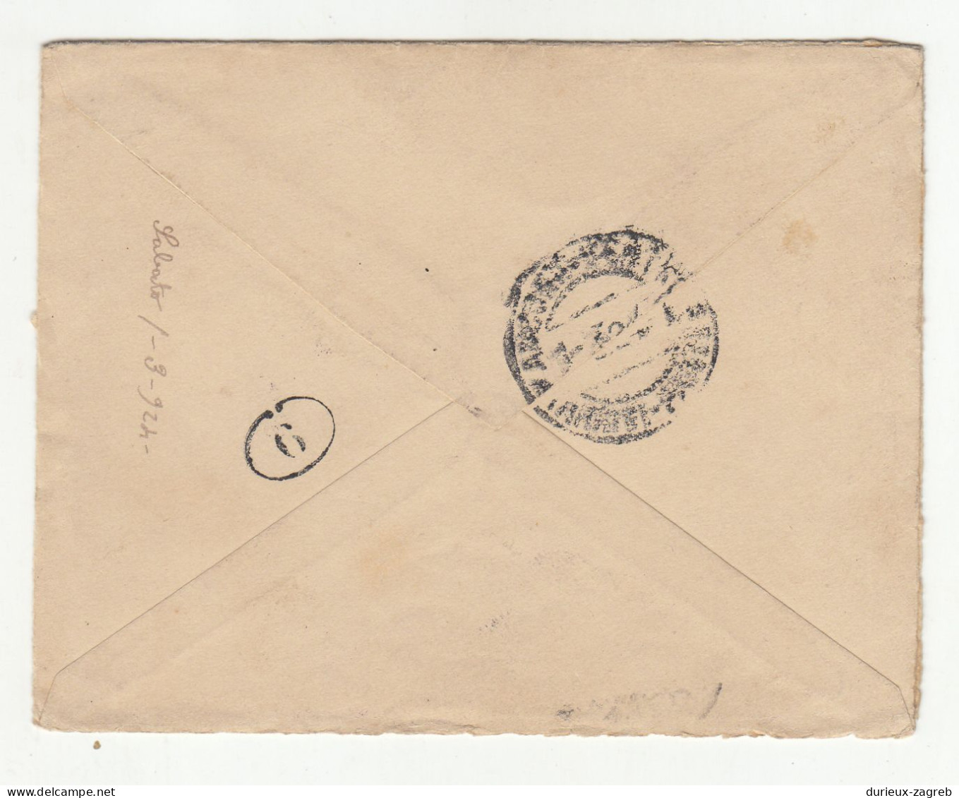 Turkey Letter Cover Posted 192? Constantinopoli To Ancona B240401 - Covers & Documents