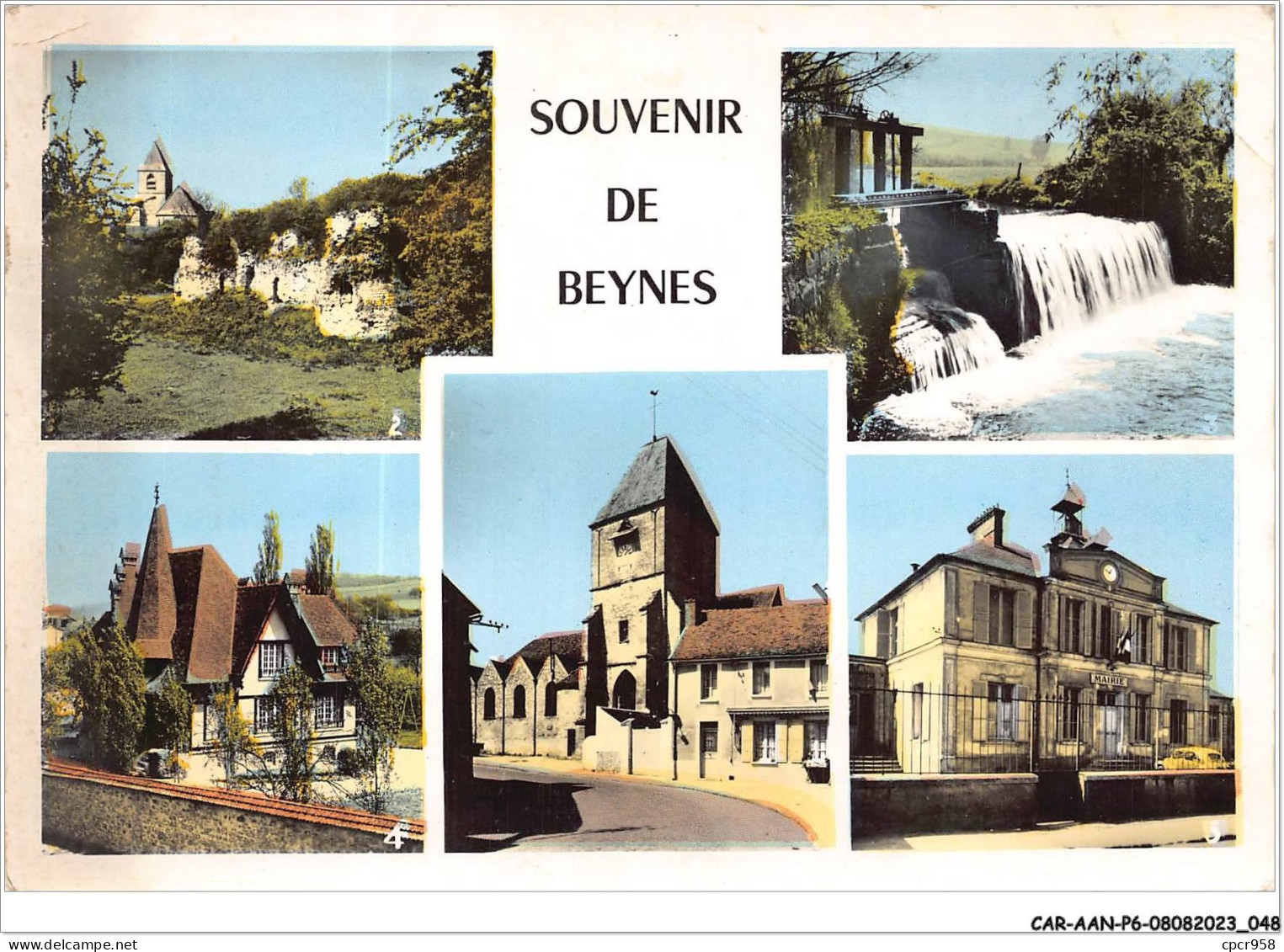 CAR-AANP6-78 CPSM-0483 - SOUVENIR DE BEYNES - 15x10cm - Beynes