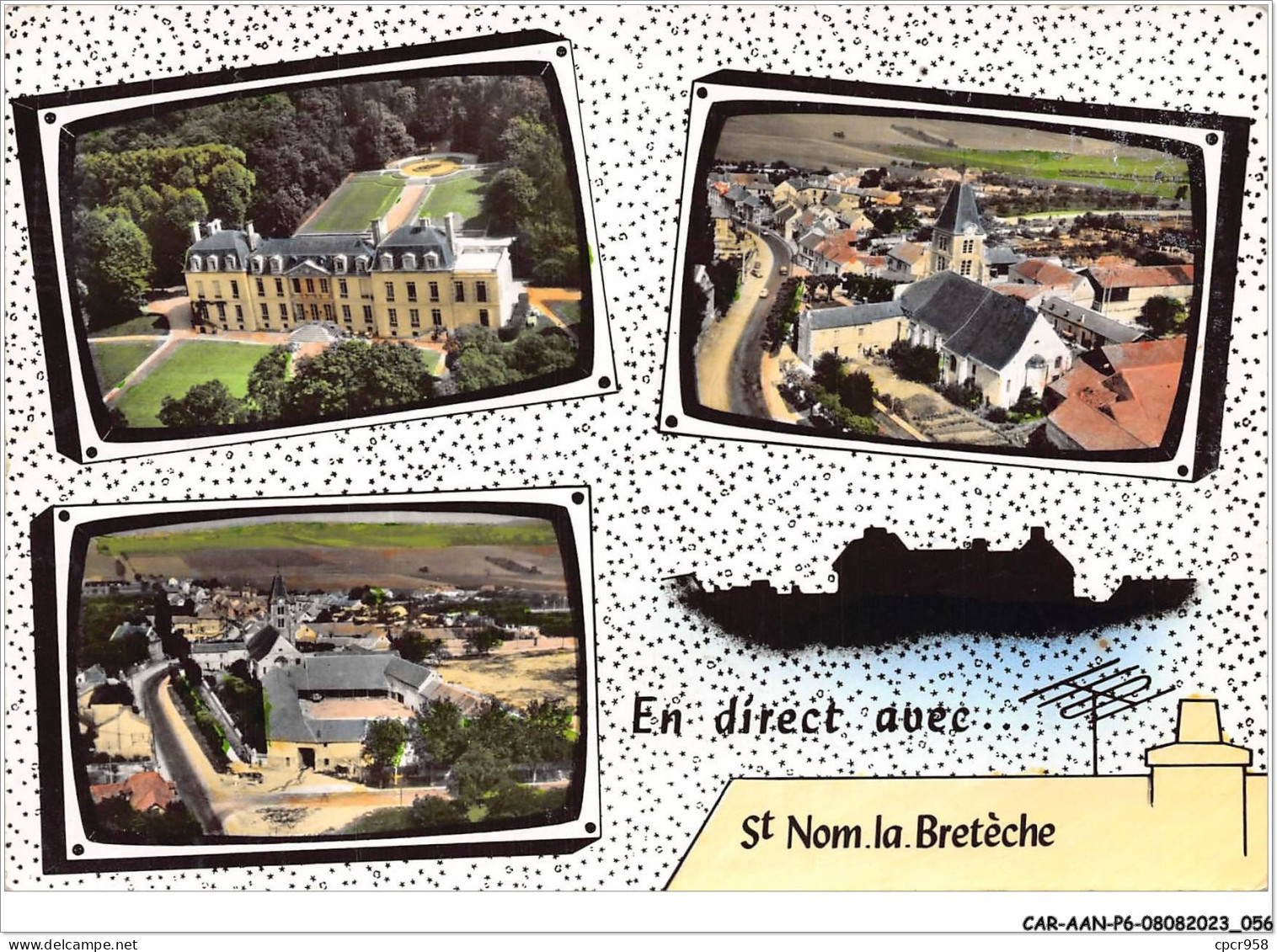 CAR-AANP6-78 CPSM-0487 - ST NOM LA BRETECHE - Vue D'ensemble - 15x10cm - St. Nom La Breteche