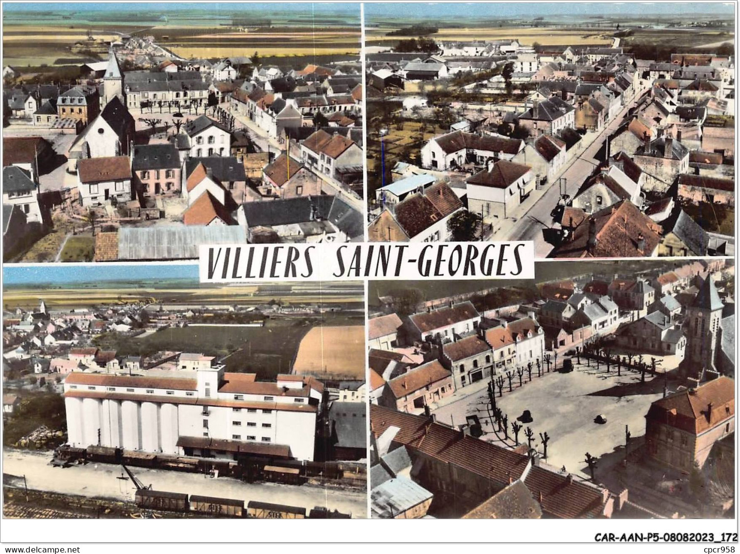 CAR-AANP5-77 CPSM-0453 - VILLIERS-SAINT-GEORGES - Vue D'ensemble - 15x10cm - Villiers Saint Georges