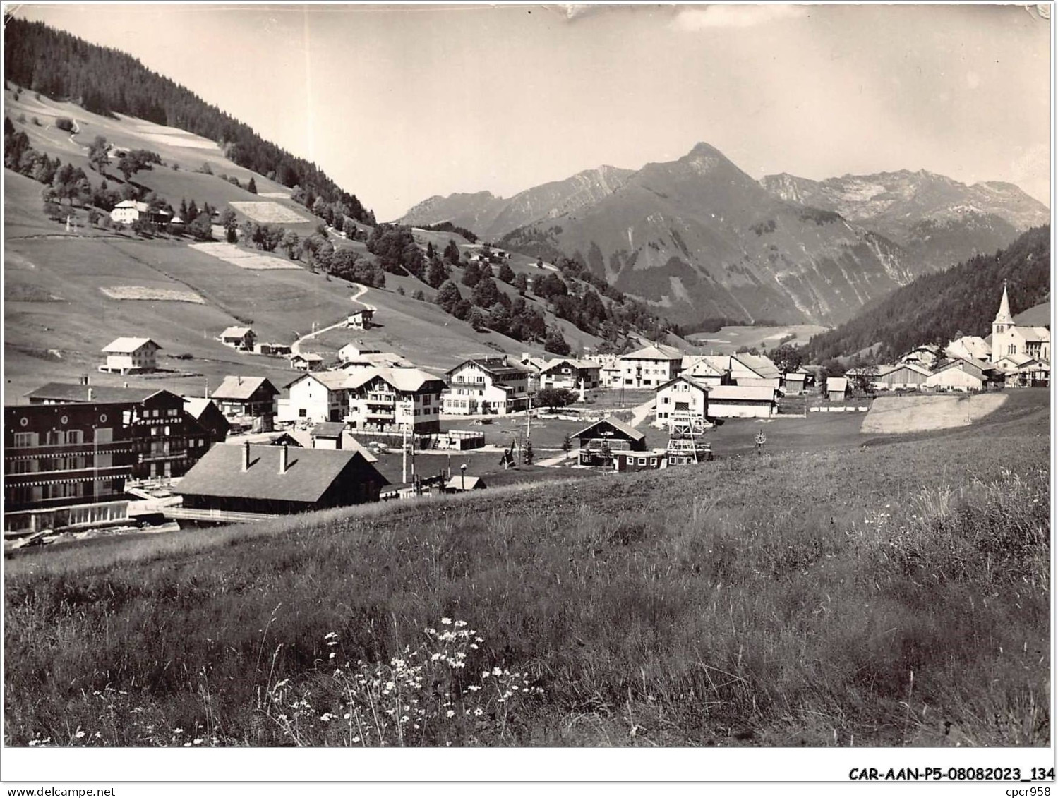 CAR-AANP5-74 CPSM-0434 - COL DES GETS - Vue Générale Et Pointe Des Nantaux - 15x10cm - Les Gets