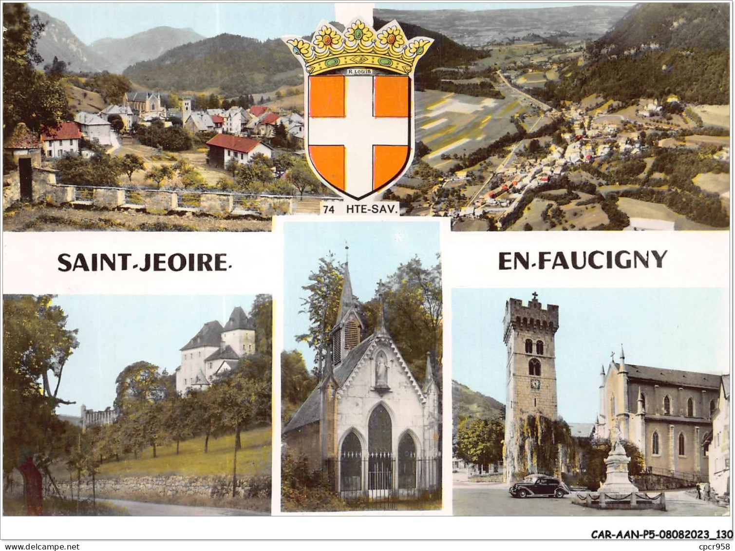 CAR-AANP5-74 CPSM-0432 - SAINT-JEOIRE-EN-FAUCIGNY - Vue D'ensemble - 15x10cm - Saint-Jeoire