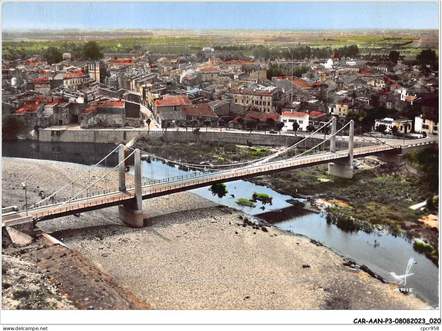 CAR-AANP3-66 CPSM-0186 - RIVESALTES - Le Pont Sur L'algy - 15x10cm - Rivesaltes