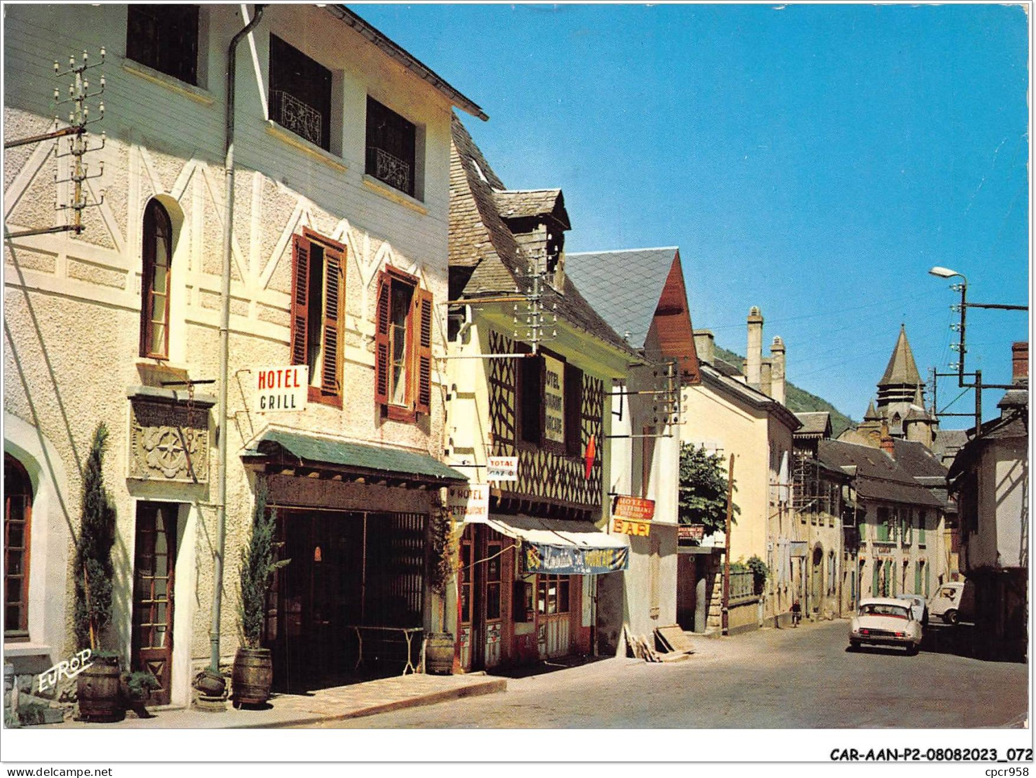 CAR-AANP2-65 CPSM-0124 - CAMPAN - Sur L'adour - La Rue Principale - 15x10cm - Campan