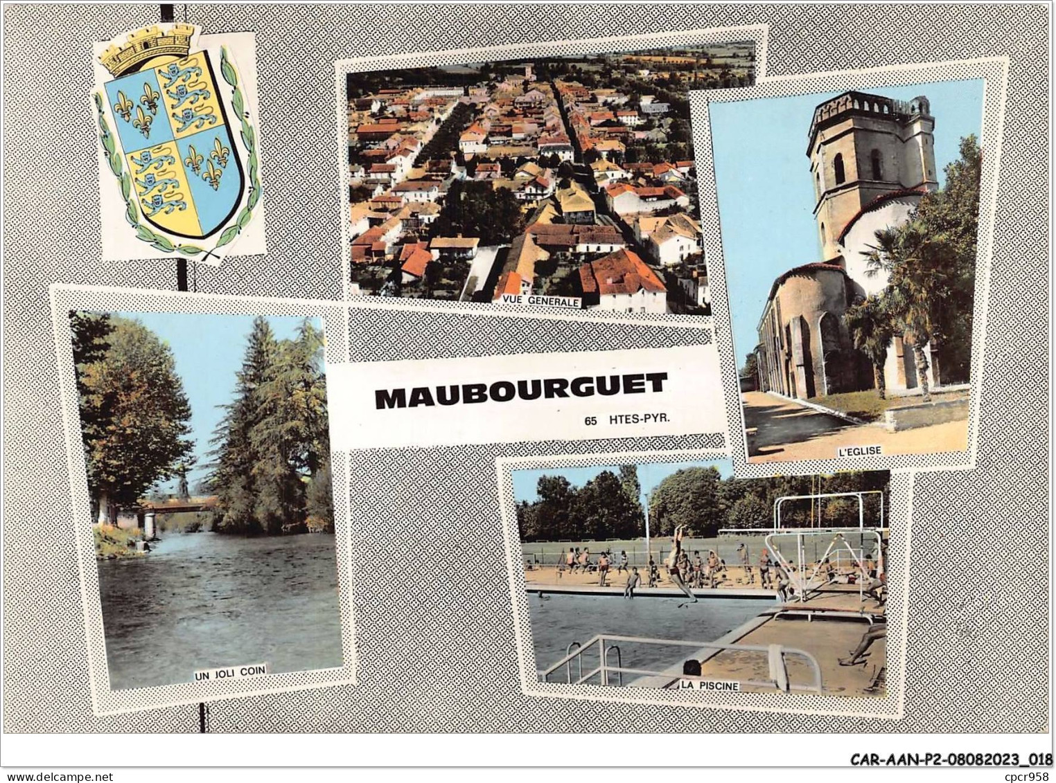 CAR-AANP2-65 CPSM-0097 - MAUBOURGUET - Vue D'ensemble - 15x10cm - Maubourguet