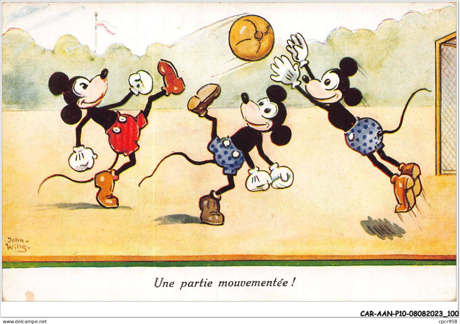 CAR-AANP10-DISNEY-0928 - MICKEY MOUSE - Mickey Joue Au Ballon - Disneyland