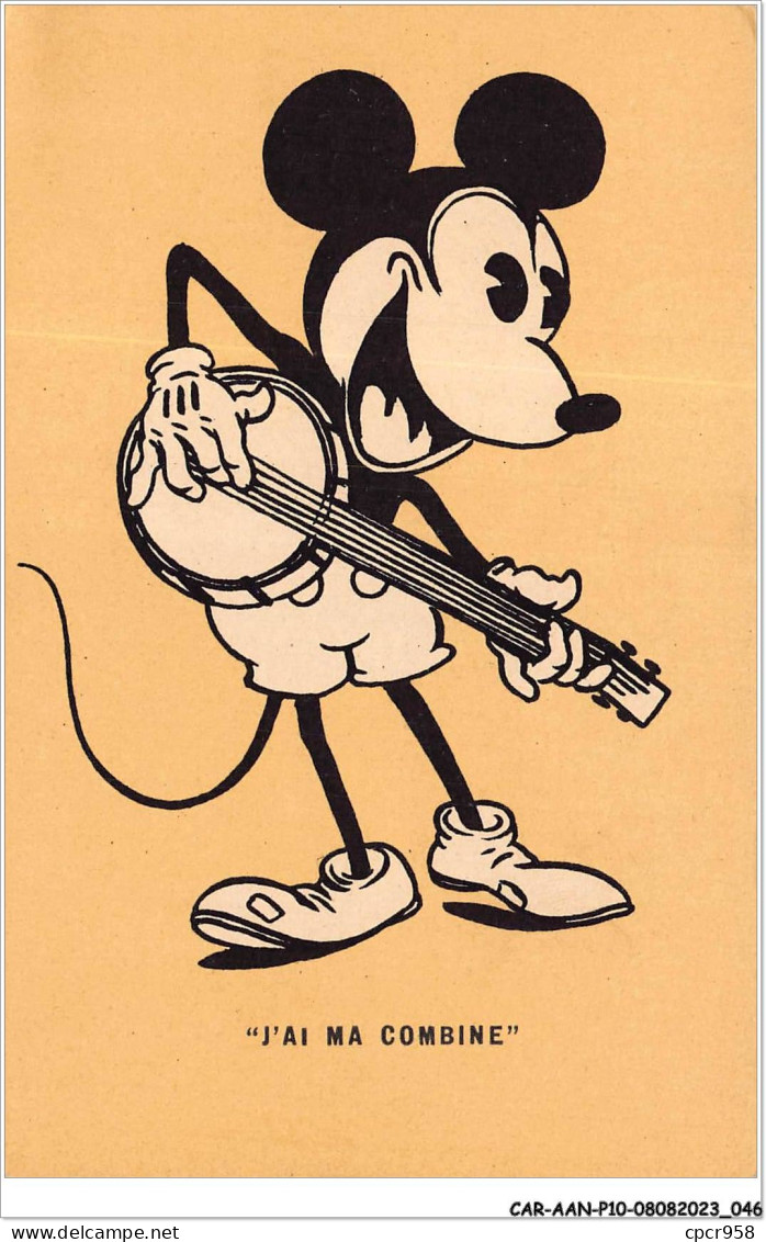 CAR-AANP10-DISNEY-0901 - MICKEY MOUSE - Mickey Avec Une Guitare - Disneyland