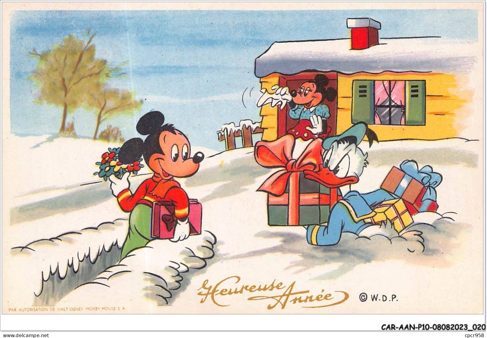 CAR-AANP10-DISNEY-0888 - MICKEY MOUSE - Mickey - Minnie House - Donald Duck - Disneyland