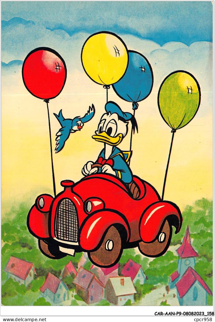 CAR-AANP9-DISNEY CPSM-0860 - MICKEY MOUSE - Donald Duck En Voiture - 15x10cm - Disneyland