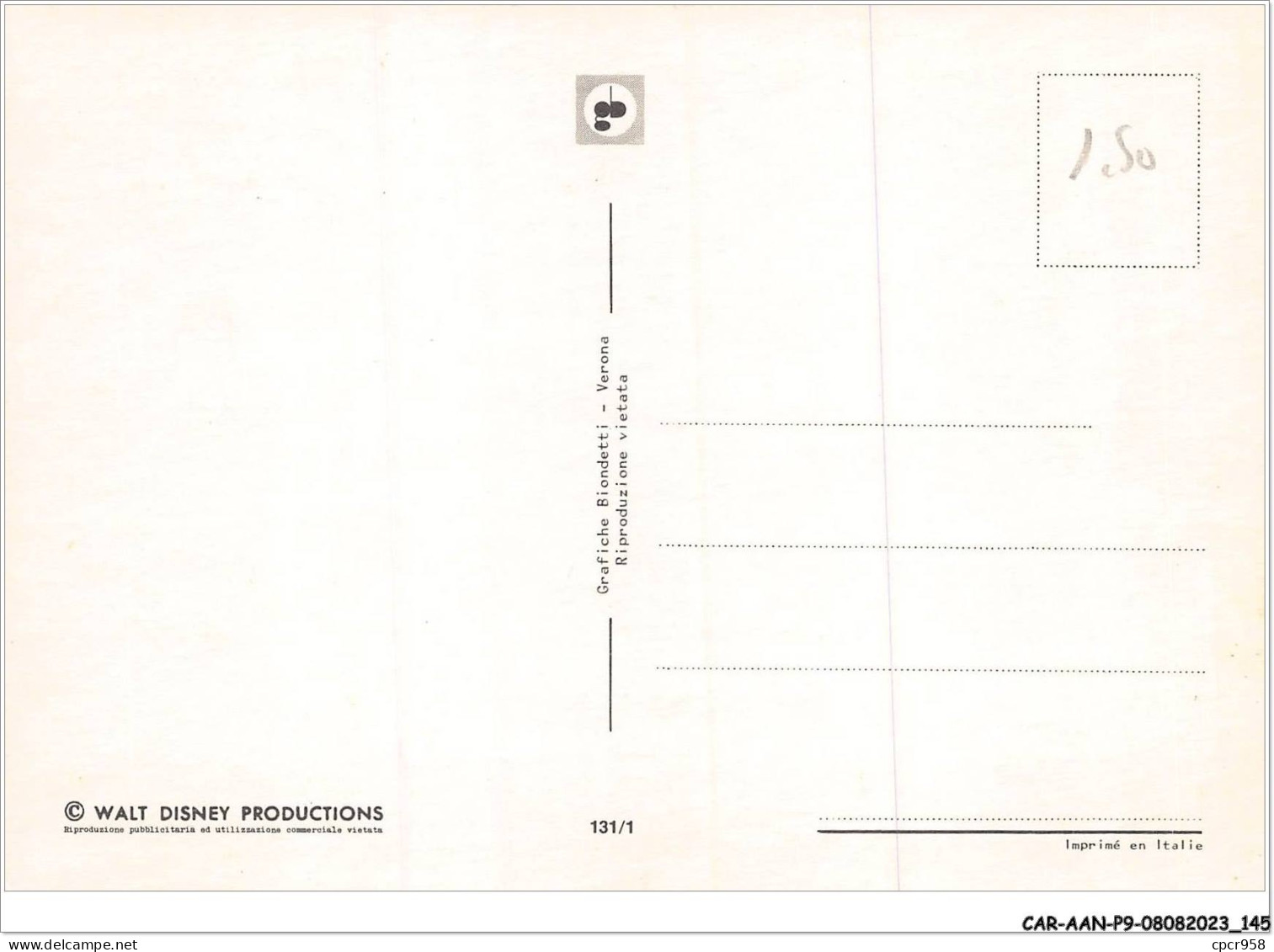 CAR-AANP9-DISNEY CPSM-0853 - YAKARI - 15x10cm - Disneyland