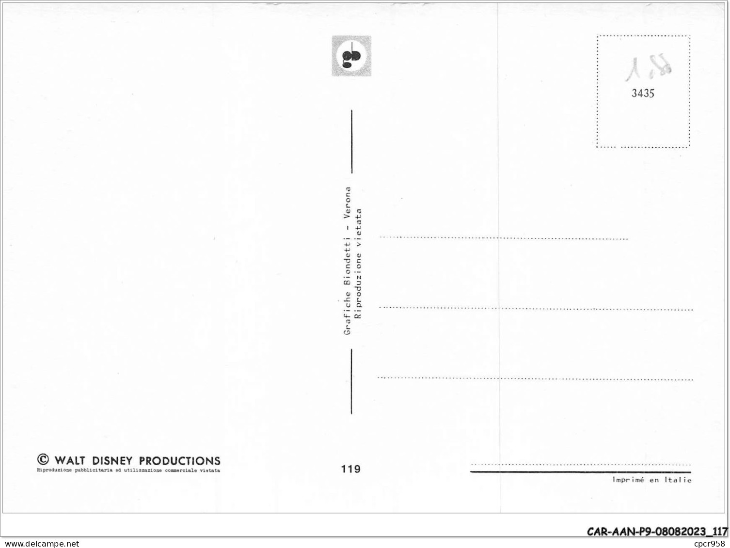 CAR-AANP9-DISNEY CPSM-0839 - MICKEY MOUSE - Donald Duck - Riri - Fifi Et Loulou - 15x10cm - Disneyland