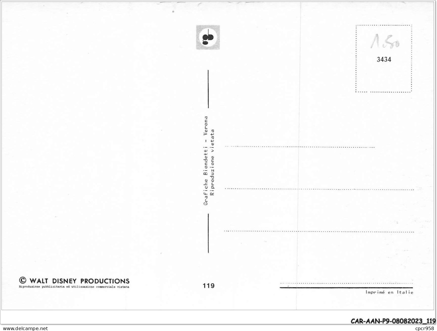 CAR-AANP9-DISNEY CPSM-0840 - MICKEY MOUSE Et Pluto - 15x10cm - Disneyland