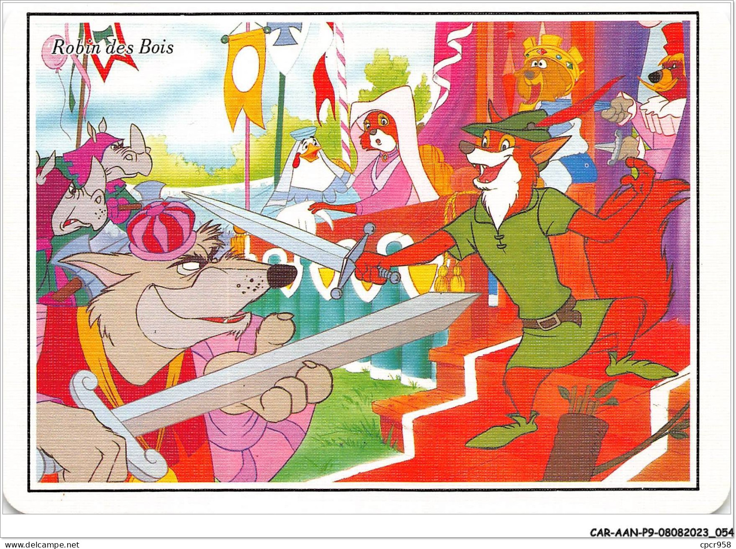 CAR-AANP9-DISNEY CPSM-0808 - ROBIN DES BOIS - Document Jeux Nathan - 15x10cm - Disneyland