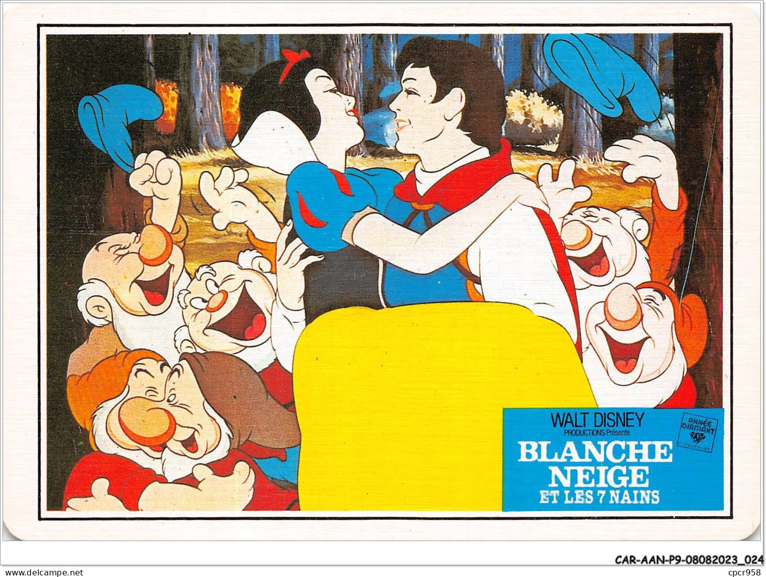 CAR-AANP9-DISNEY CPSM-0793 - Blanche Neige Et Les 7 Nains - 15x10cm - Disneyland