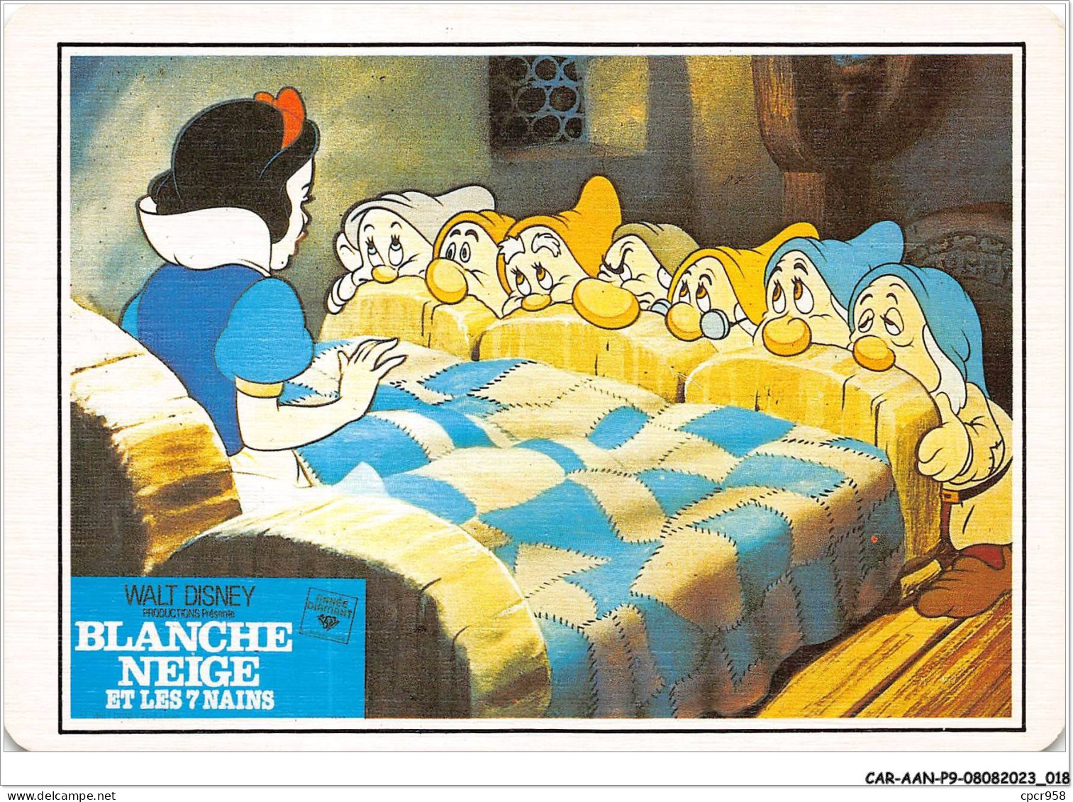 CAR-AANP9-DISNEY CPSM-0790 - Blanche-neige Et Les 7 Nains - 15x10cm - Disneyland