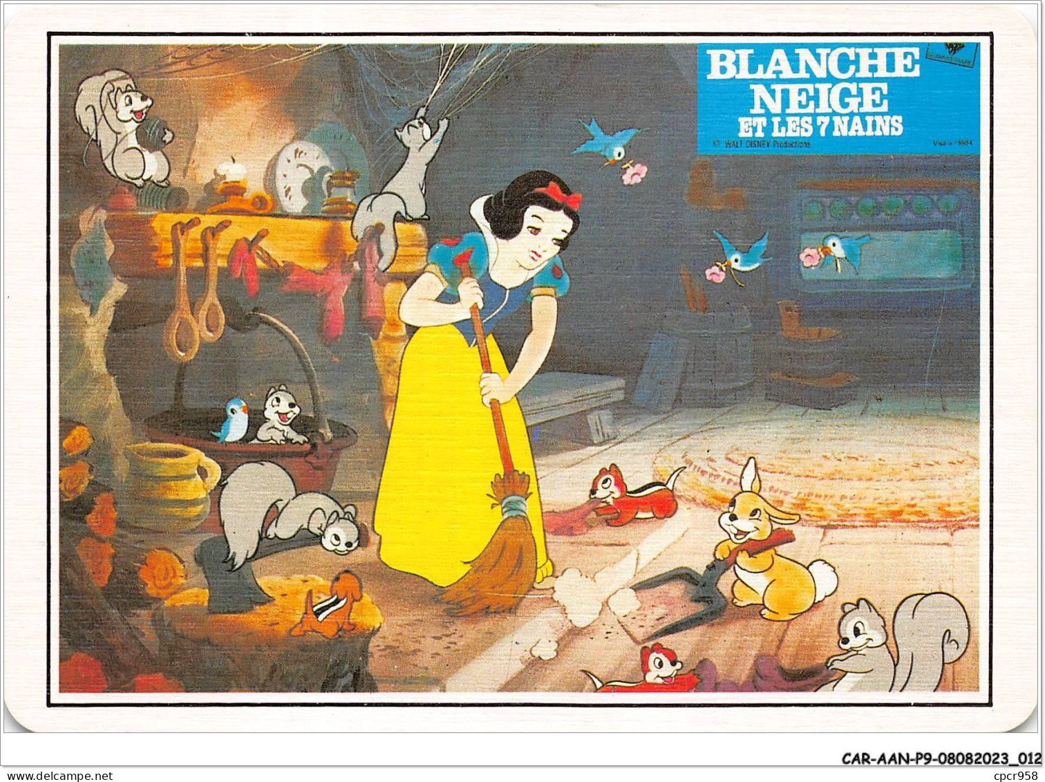 CAR-AANP9-DISNEY CPSM-0787 - Blanche-neige Et Les 7 Nains - 15x10cm - Disneyland