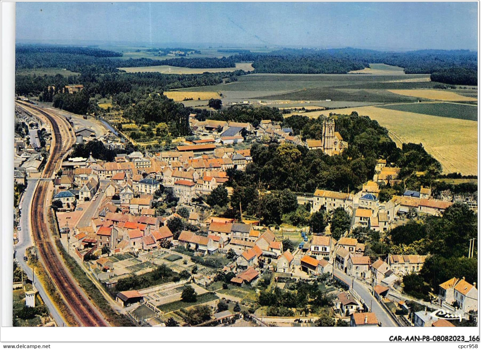 CAR-AANP8-95 CPSM-0749 - CHARS - Vue Générale Aérienne - 15x10cm - Chars