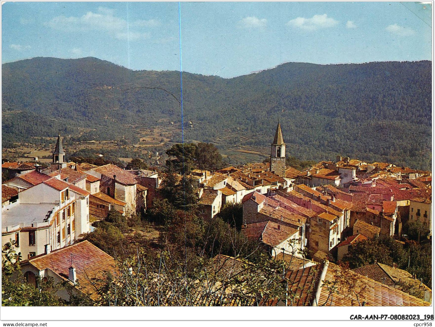 CAR-AANP7-83 CPSM-0652 - LE HAUT-VAR - BARGEMON - Vue Générale - 15x10cm - Bargemon