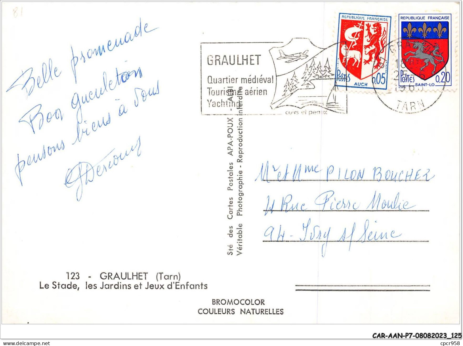 CAR-AANP7-81 CPSM-0615 - GRAULHET - Le Stade - 15x10cm - Graulhet