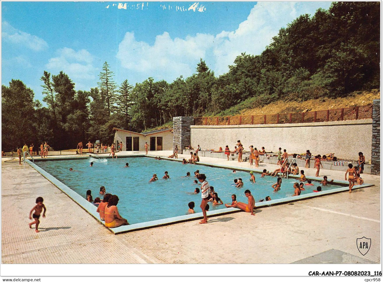 CAR-AANP7-81 CPSM-0611 - BRASSAC - La Piscine - La Grand Bassin - 15x10cm - Brassac