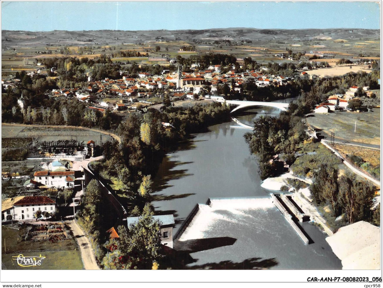 CAR-AANP7-81 CPSM-0581 - LISLE SUR TARN - Vue Générale Aérienne - 15x10cm - Lisle Sur Tarn