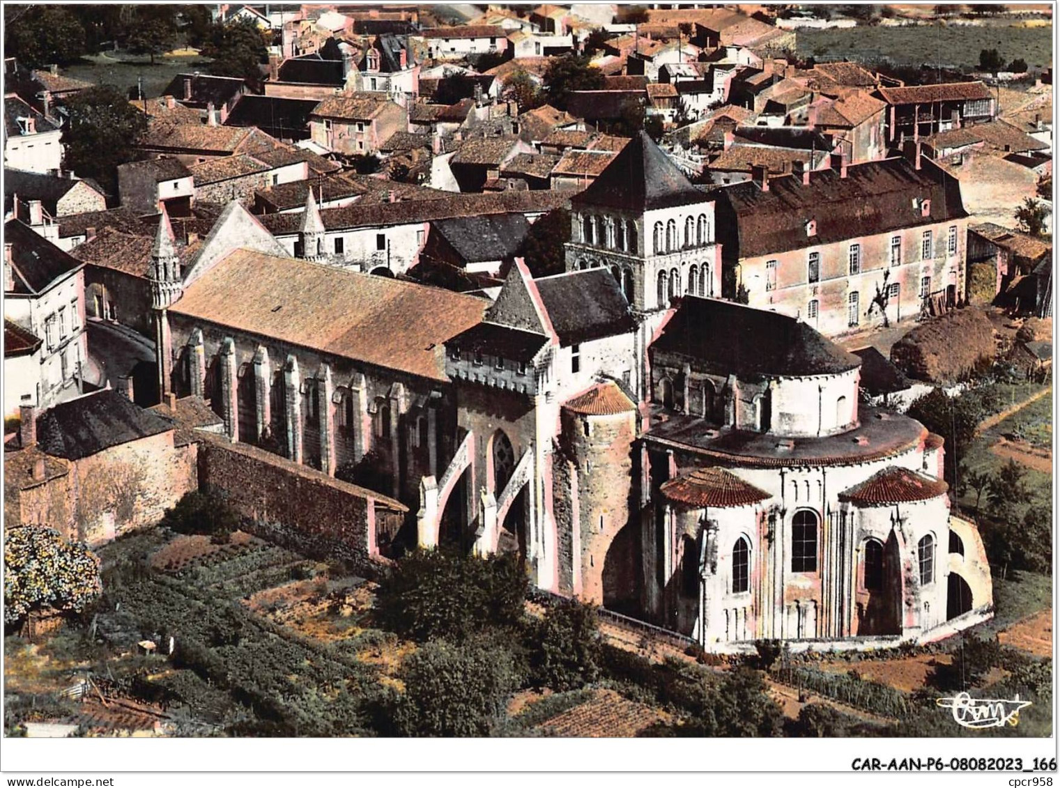 CAR-AANP6-79 CPSM-0542 - ST-JOUIN-DE-MARNES - L'EGLISE ABBATIALE - 15x10cm - Saint Jouin De Marnes