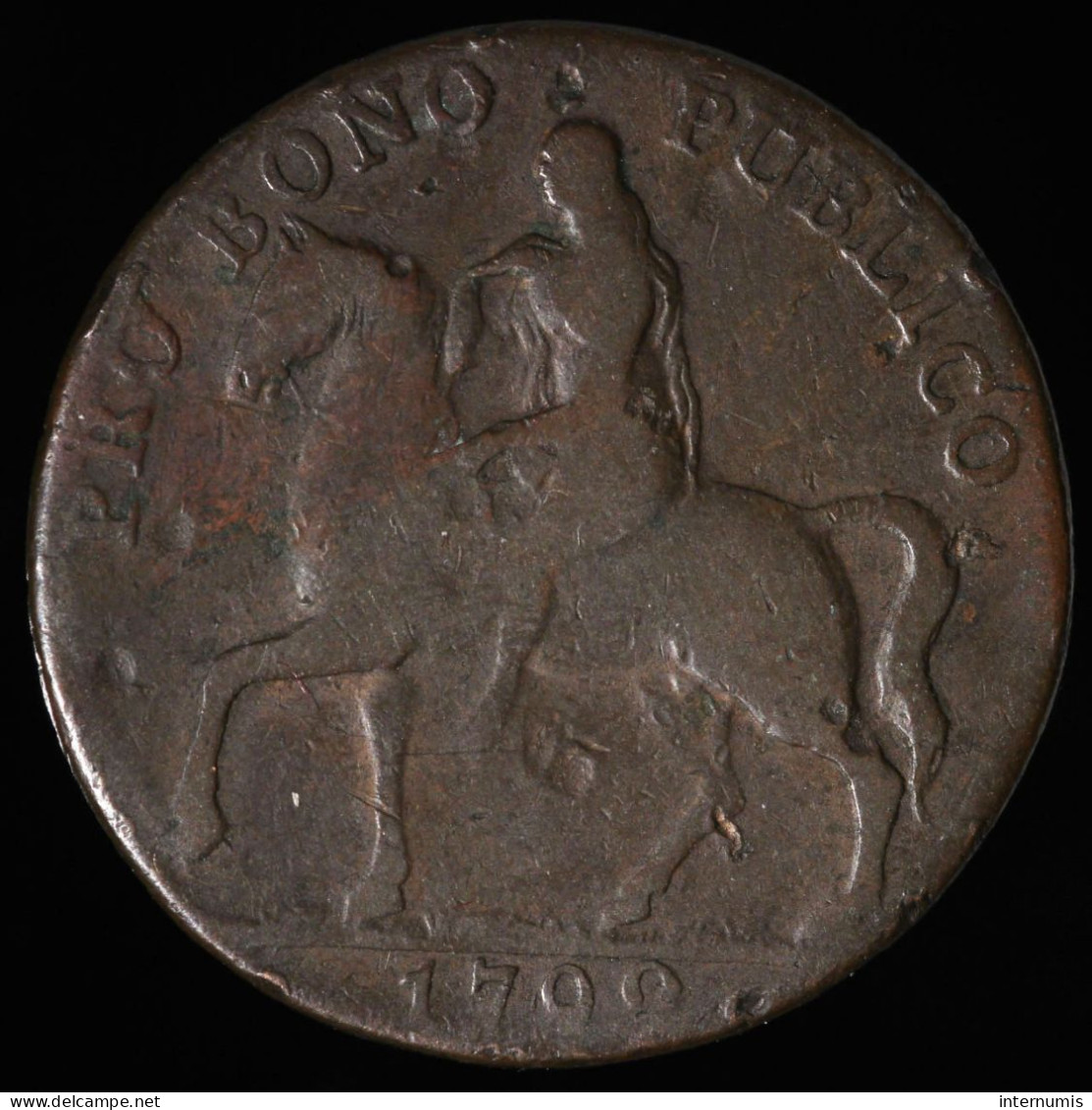  Grande-Bretagne / United Kingdom, Lady Godiva, Coventry Halfpenny, 1792, , Cuivre (Copper), TB (F),
DH# 237, Atkins#177 - Altri & Non Classificati