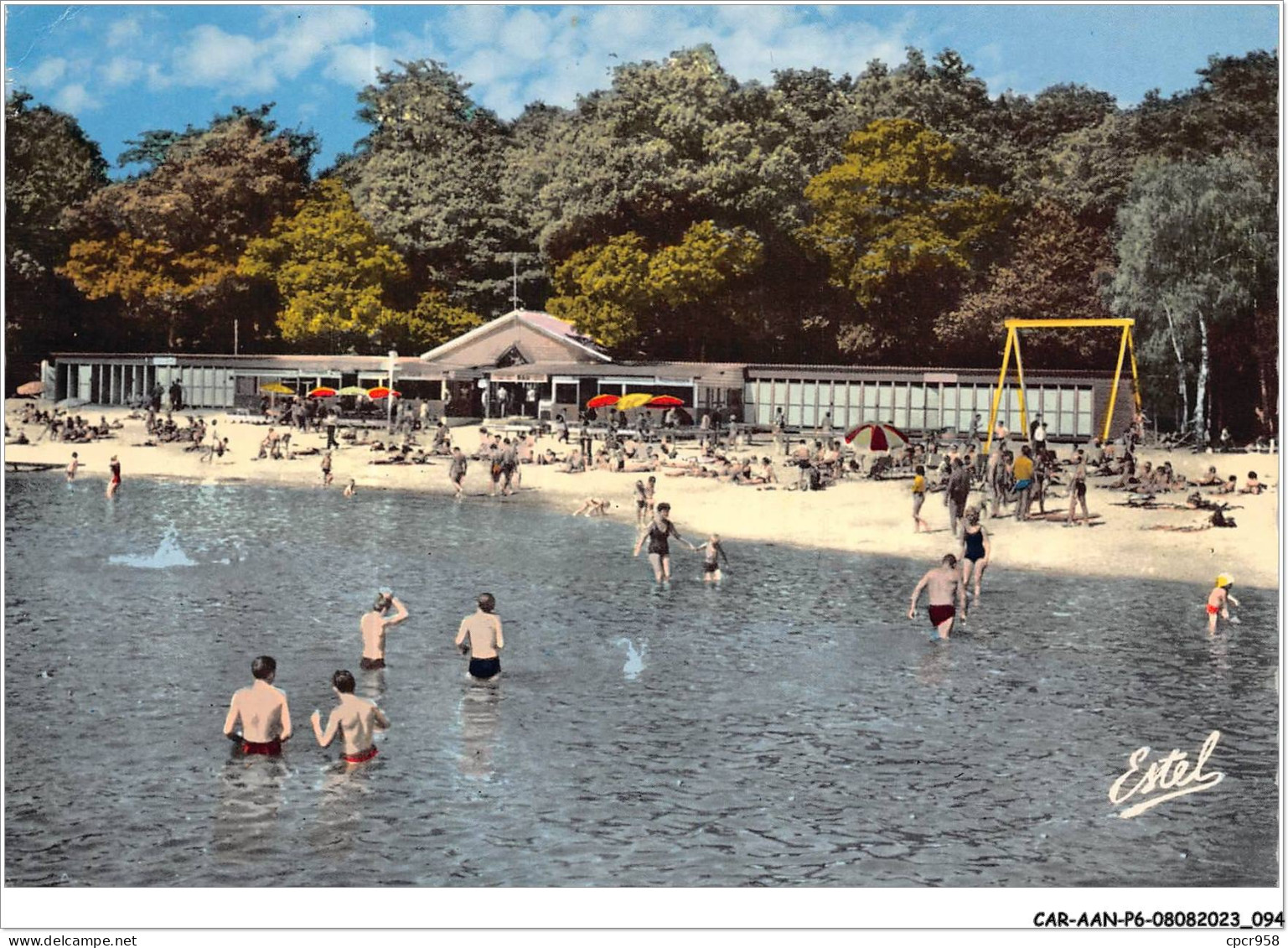 CAR-AANP6-78 CPSM-0506 - ST-LEGER-EN-YVELINES - La Plage - 15x10cm - St. Leger En Yvelines