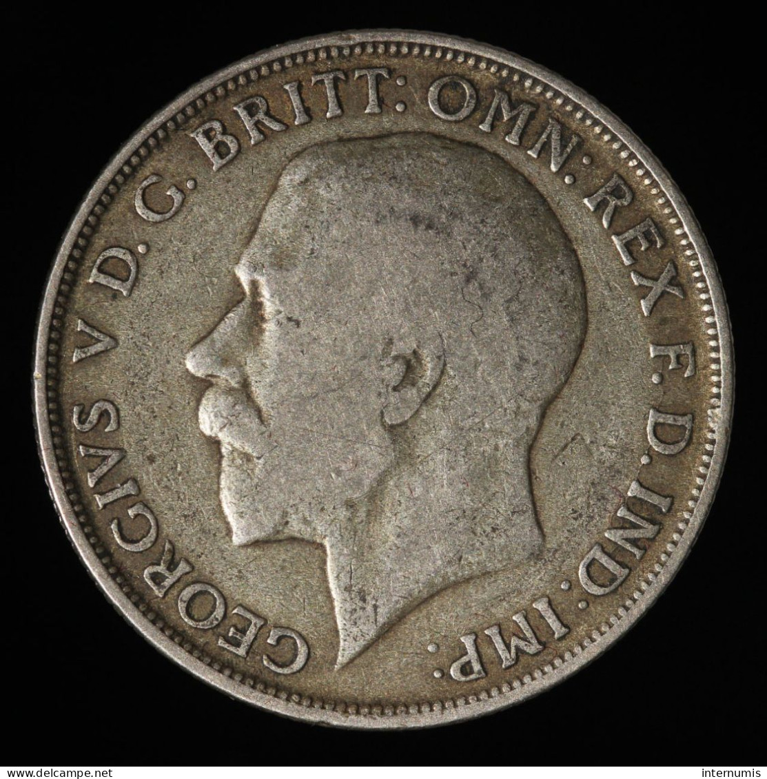  Grande-Bretagne / United Kingdom, George V, 1 Florin, 1920, , Argent (Silver), TB+ (VF),
KM#817a - J. 1 Florin / 2 Shillings