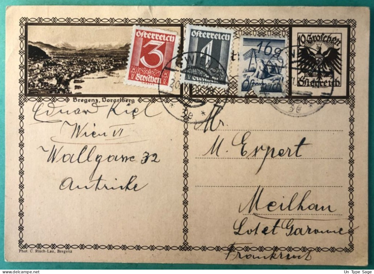 Autriche, Entier Carte Postale De VWIEN 20.6.1929 - (A1097) - Briefkaarten