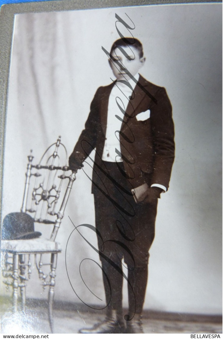 C.D.V Carte De Visite Atelier Studio Portret J.Van Crewel Jeune Antwerpen - Ancianas (antes De 1900)