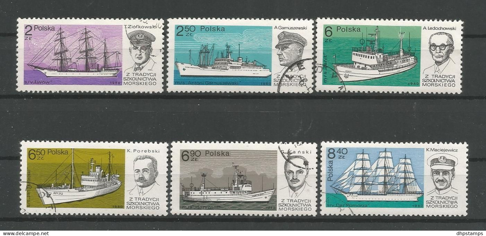 Polen 1980 Ships Y.T. 2517/2522 (0) - Gebraucht