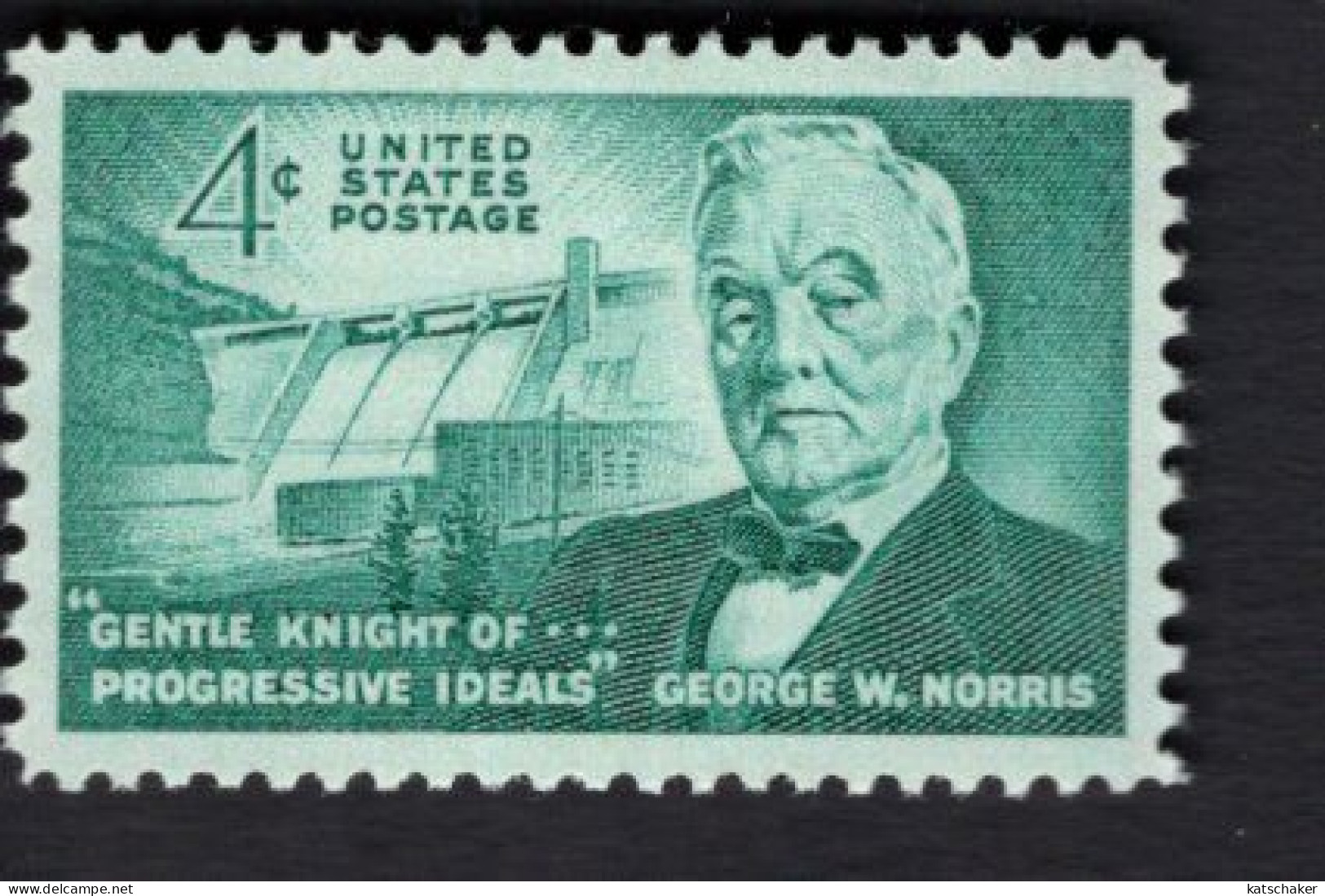 202748269 1961 SCOTT 1184 (XX) POSTFRIS MINT NEVER HINGED - SENATOR NORRIS - Nuovi